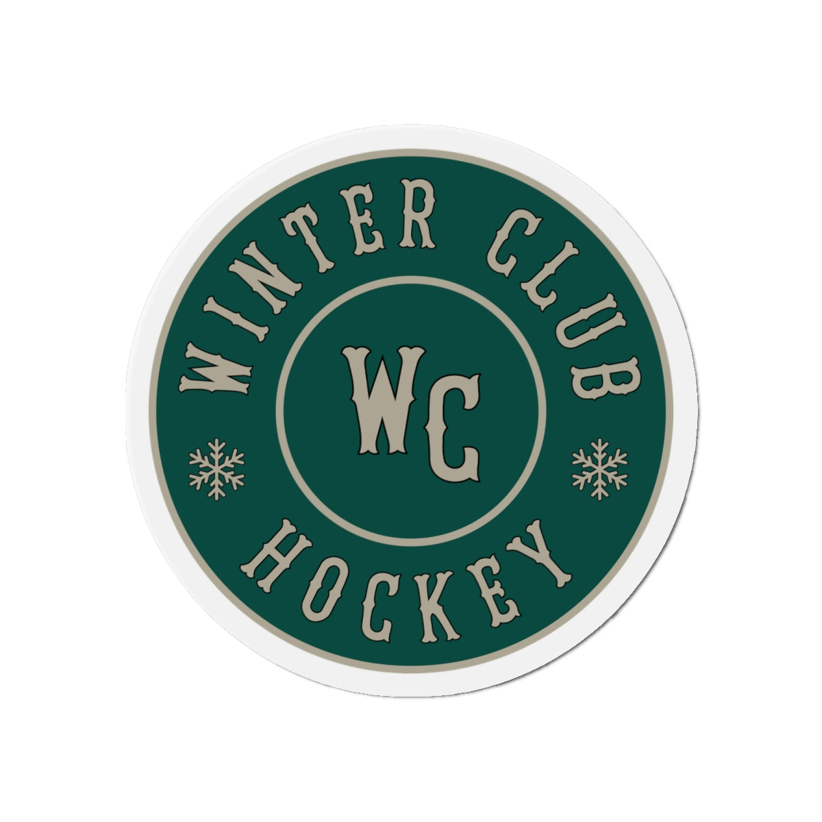 Winter Club Die-Cut Magnet