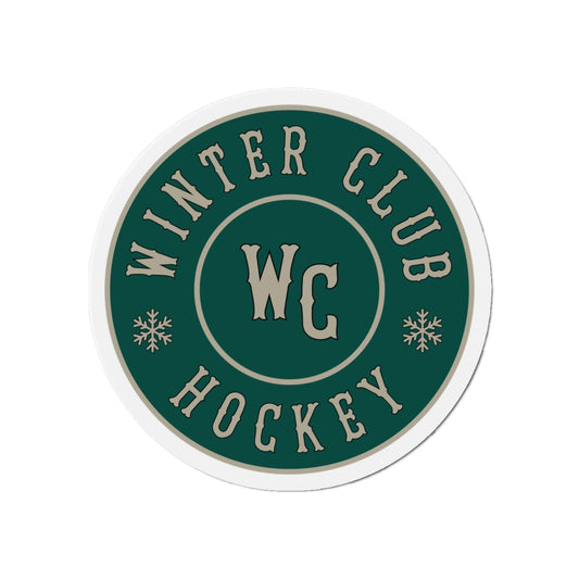 Winter Club Die-Cut Magnet