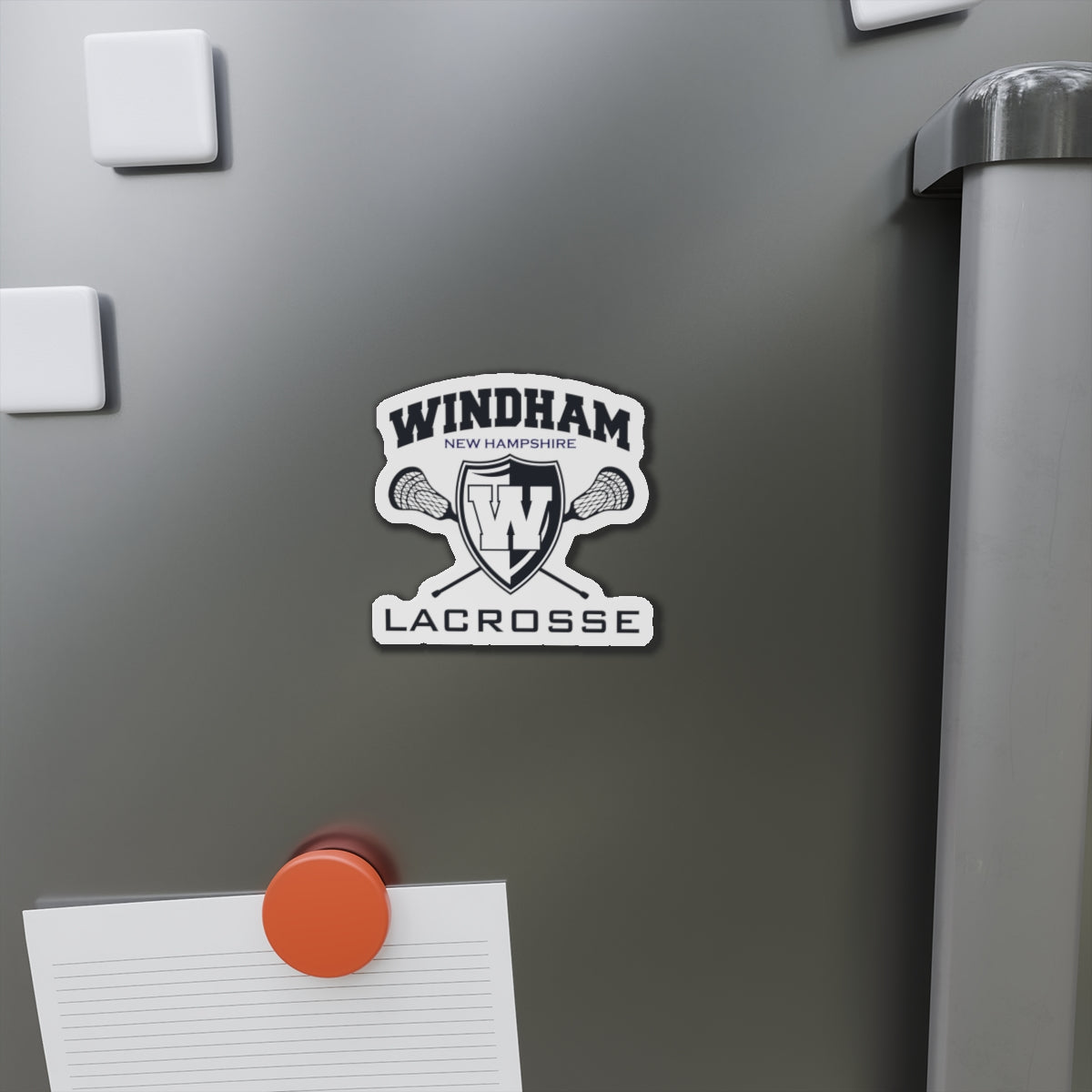 Windham Lacrosse Die-Cut Magnet