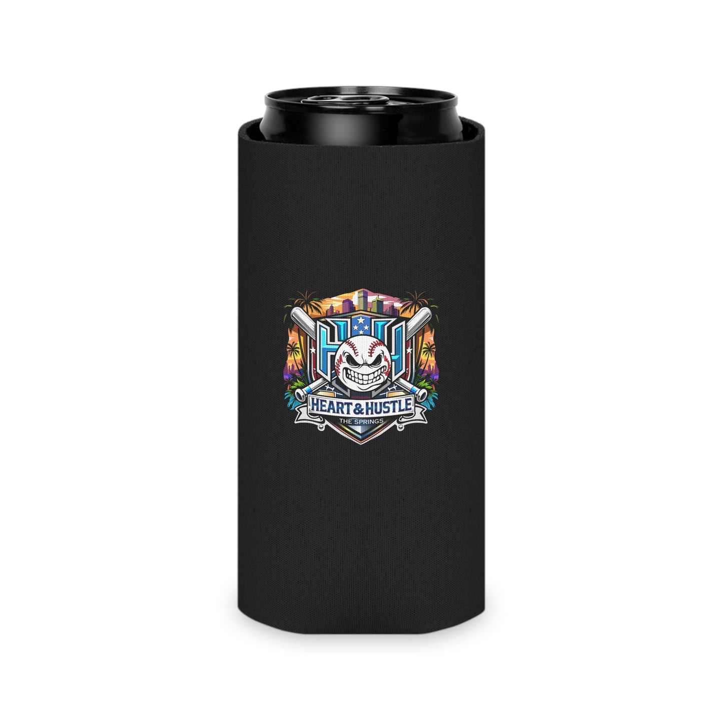 Heart and Hustle Baseball Can Cooler 3-pack