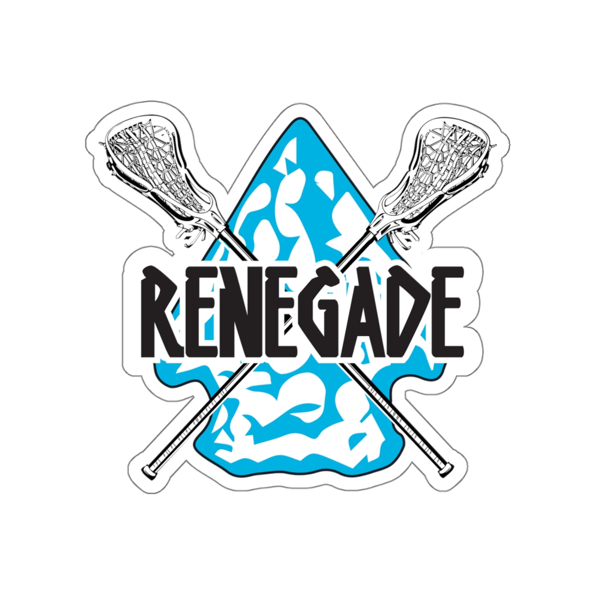 Renegade Lacrosse Die-Cut Stickers