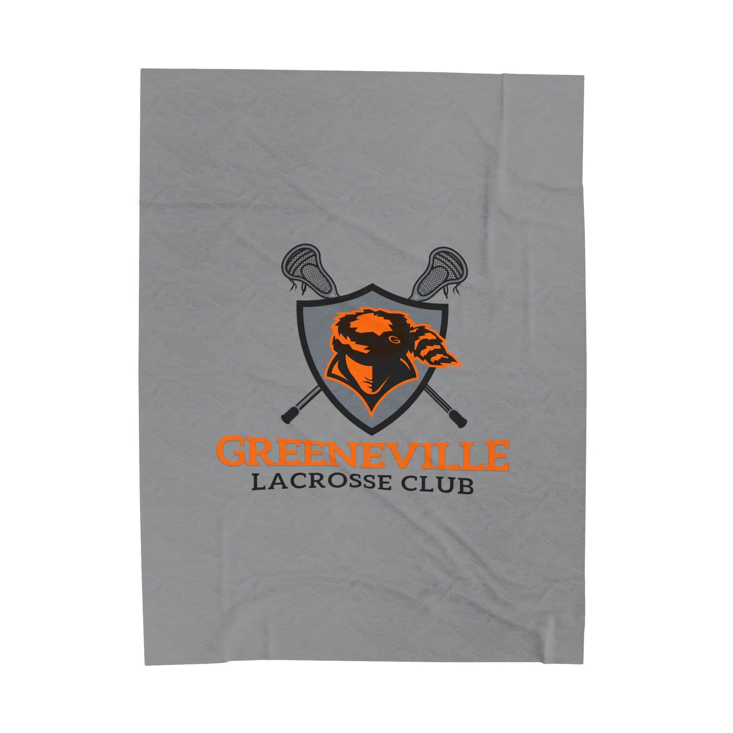 Greeneville Lacrosse Velveteen Plush Blanket