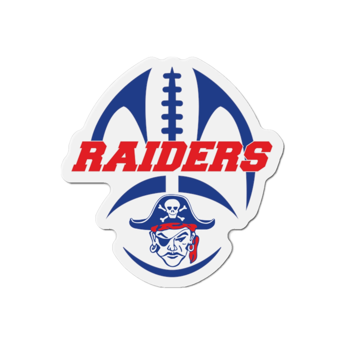 Fairport Football and Cheer Die-Cut Magnet