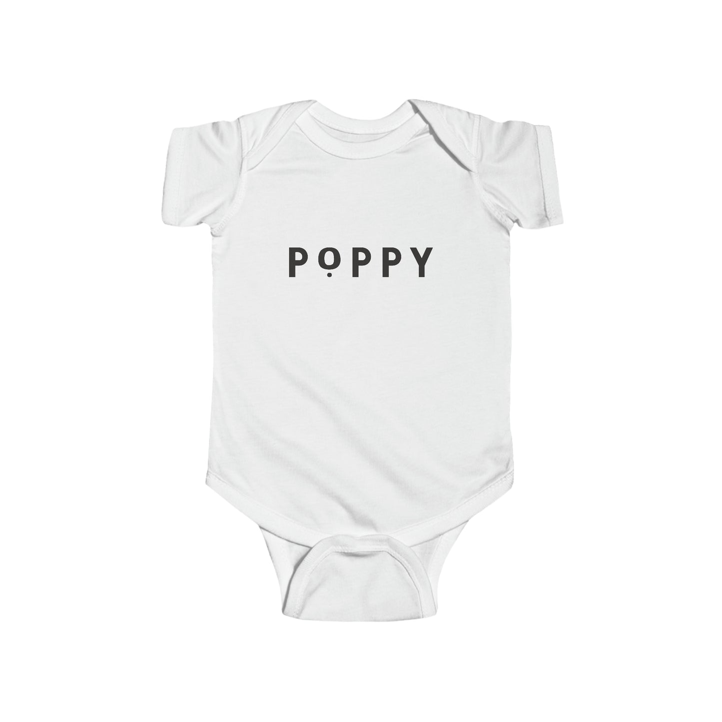 Poppy Flowers Baby Onesie