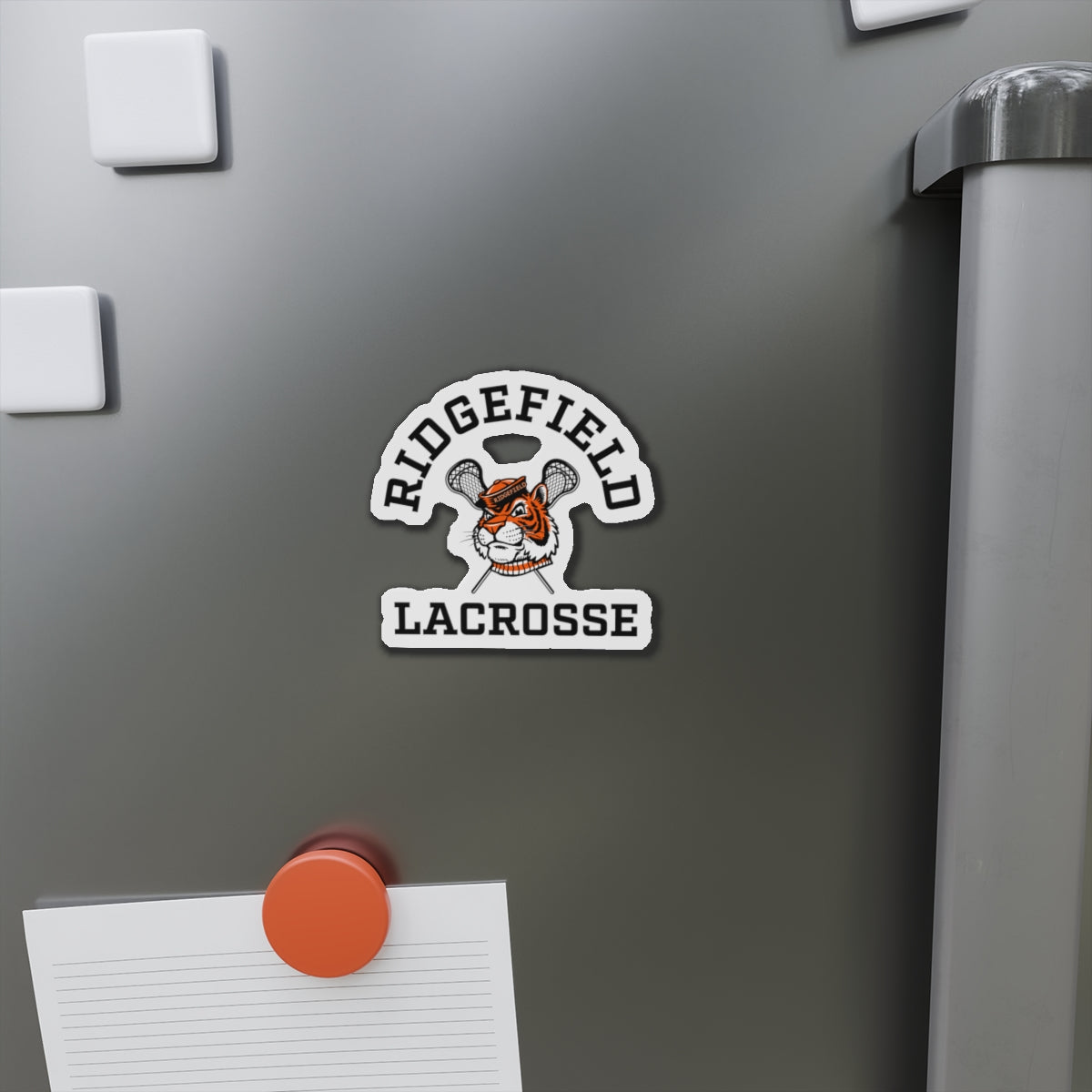 Ridgefield Lacrosse Die-Cut Magnet