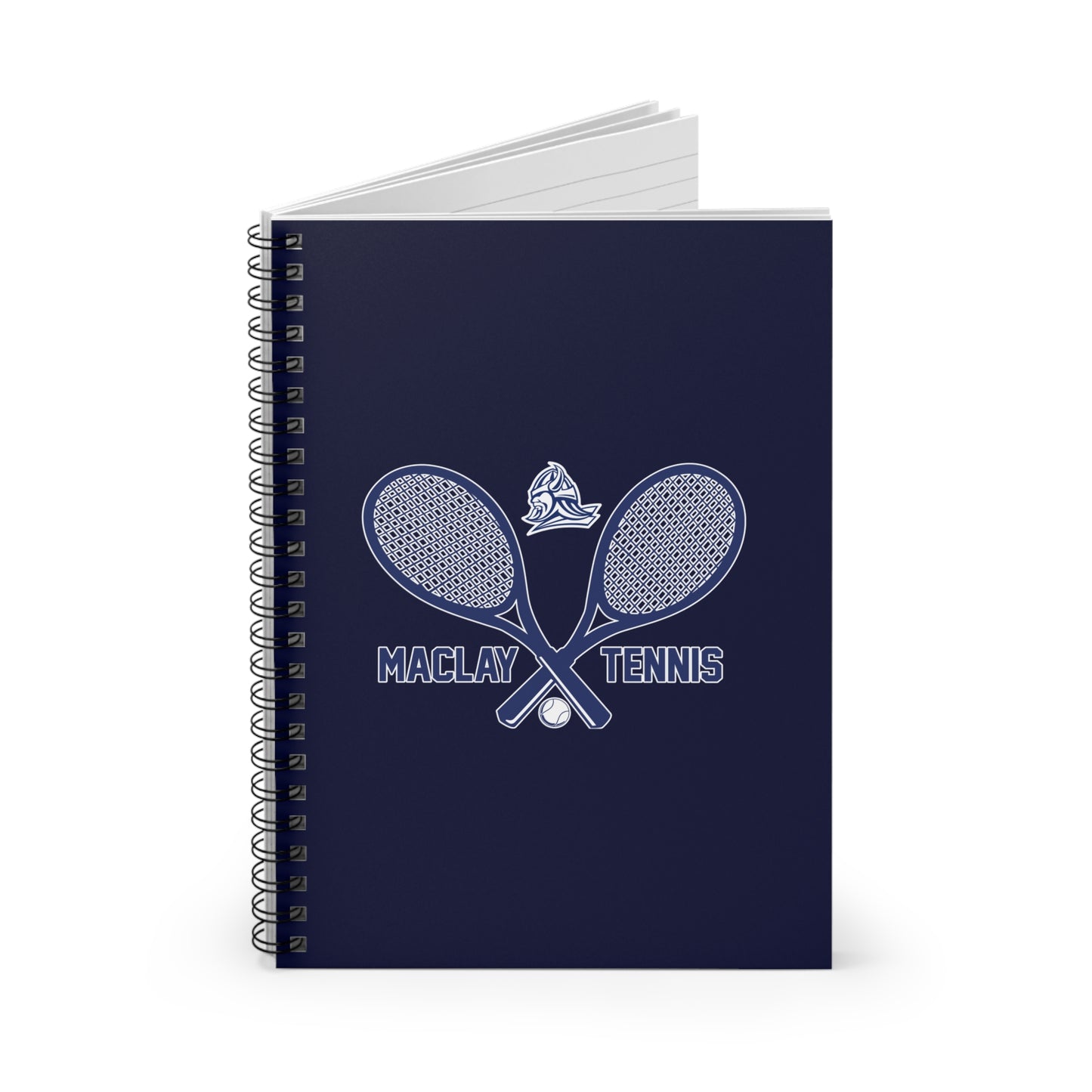 Maclay Tennis Spiral Notebook - Ruled Line (8" x 6")