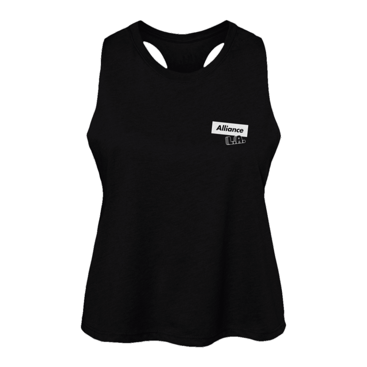 Women's Alliance Los Angeles Racerback Cropped Tank