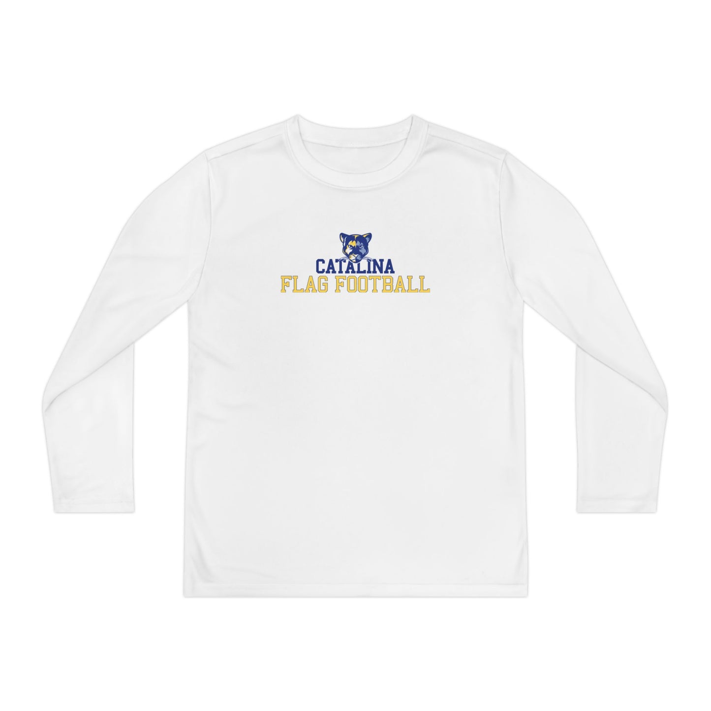 Youth Catalina Flag Football Sport-Tek Performance Long Sleeve Shirt