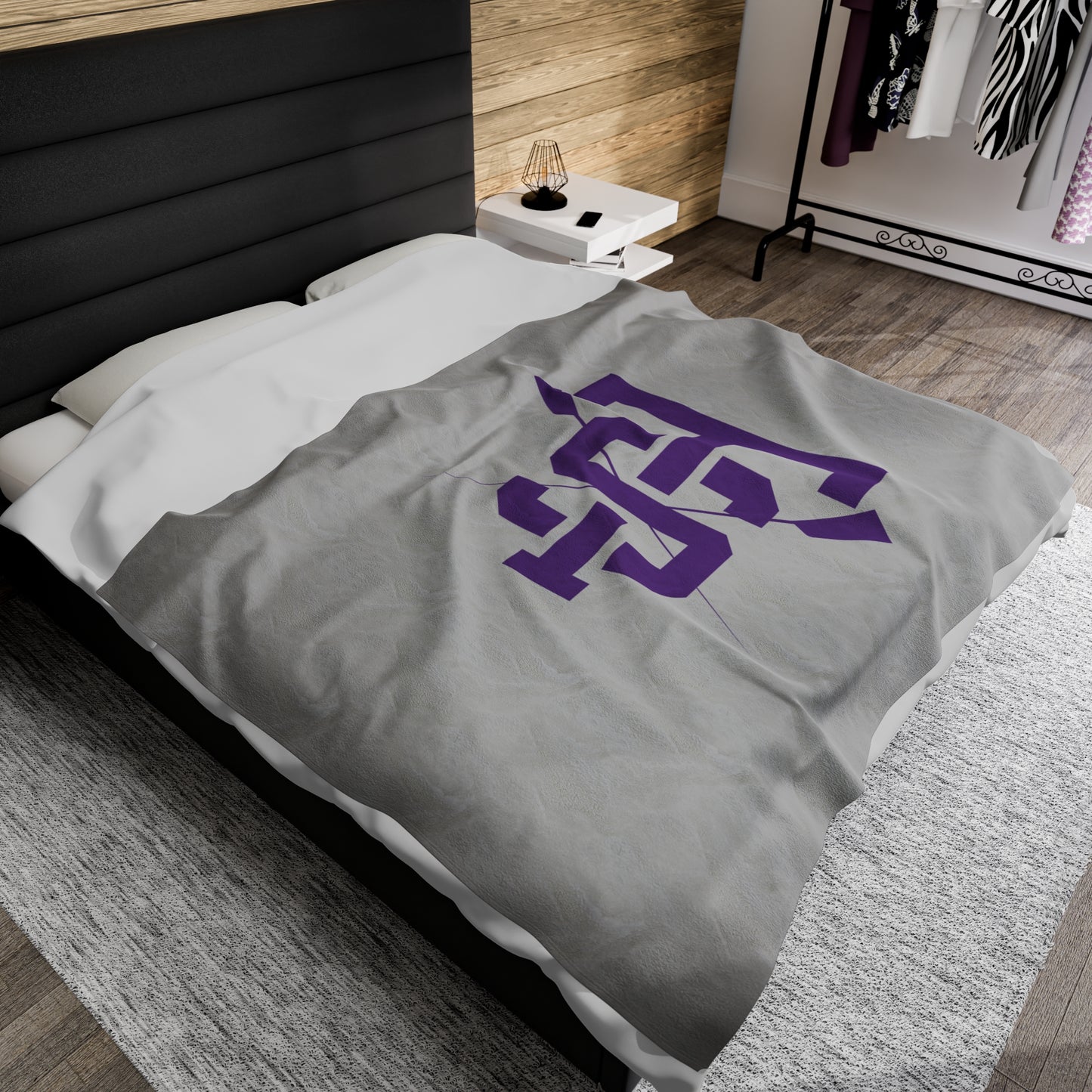 UST Rowing Velveteen Plush Blanket (60" x 80")