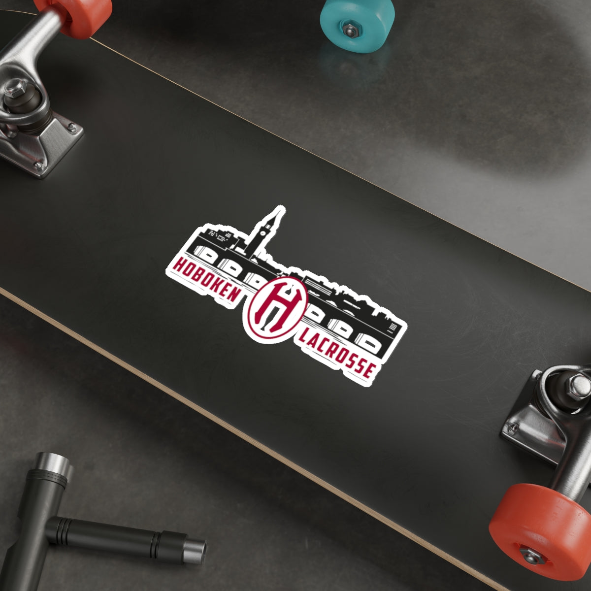 Hoboken Lacrosse Die-Cut Sticker