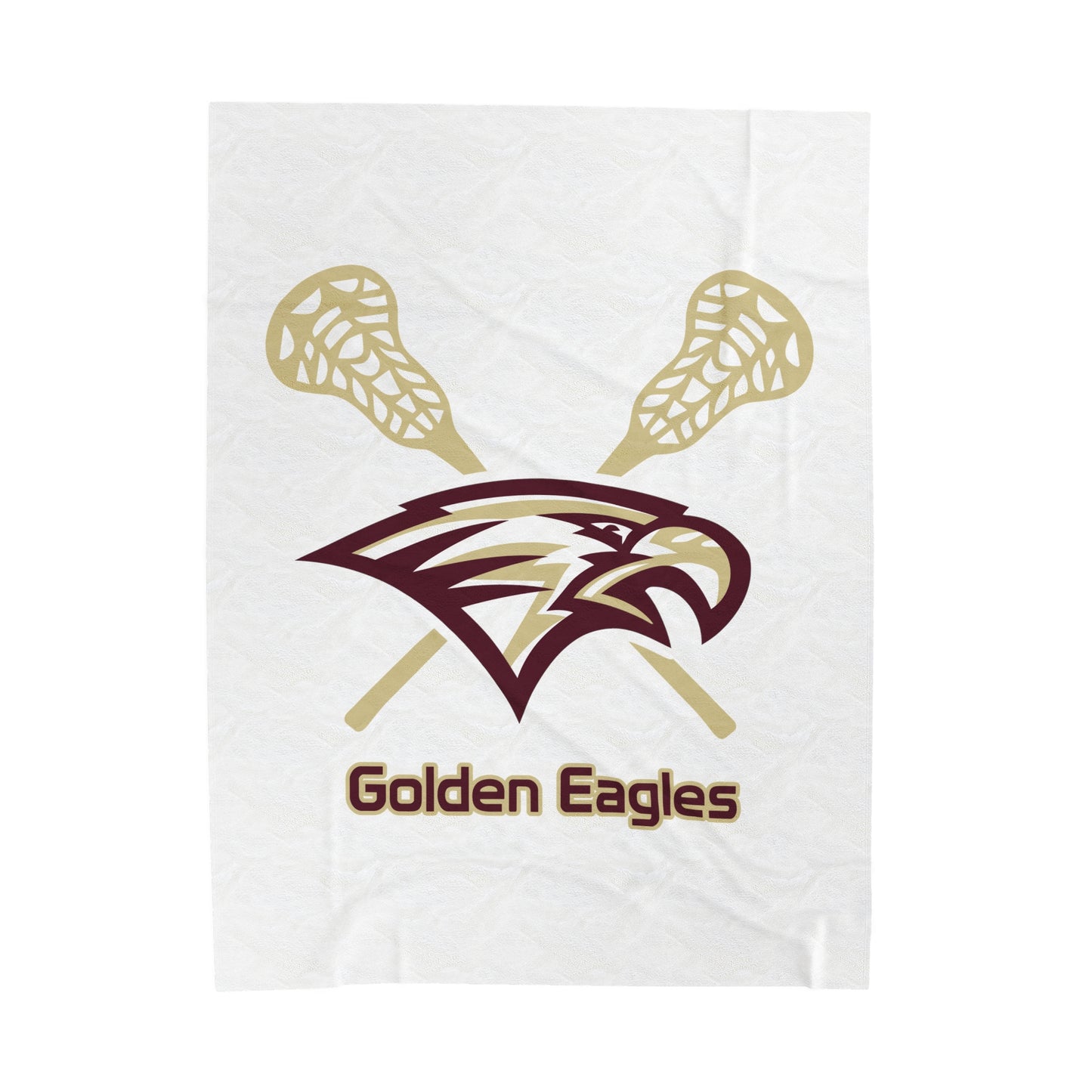 Maple Mountain Youth Lacrosse Velveteen Plush Blanket