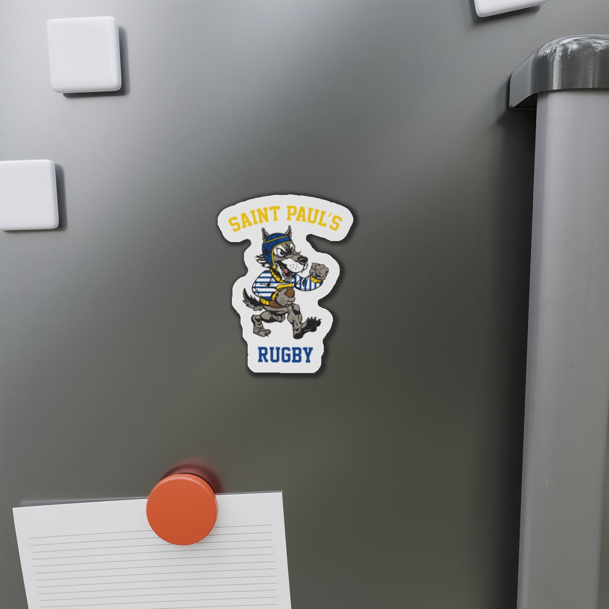 St. Paul's Rugby Die-Cut Magnet