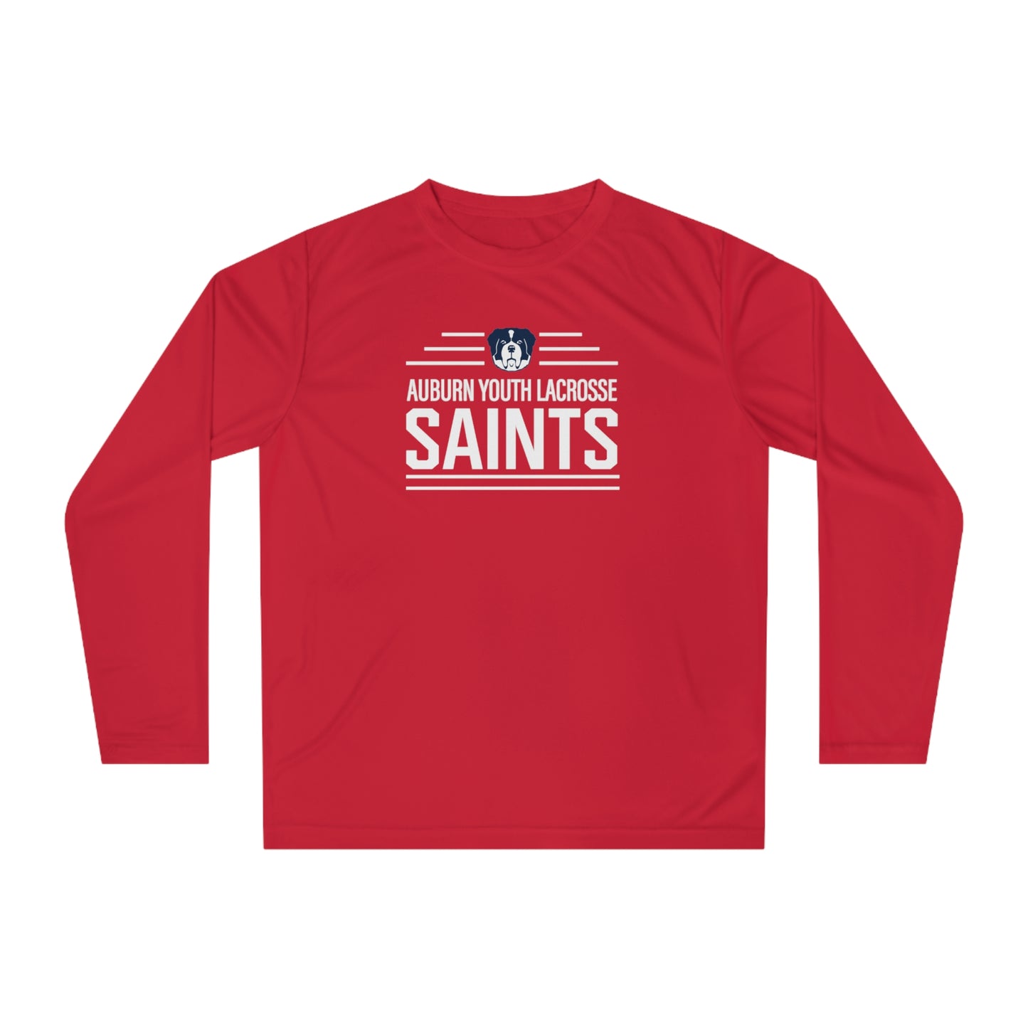 Adult Auburn Youth Lacrosse Team 365 Performance Long Sleeve Shirt