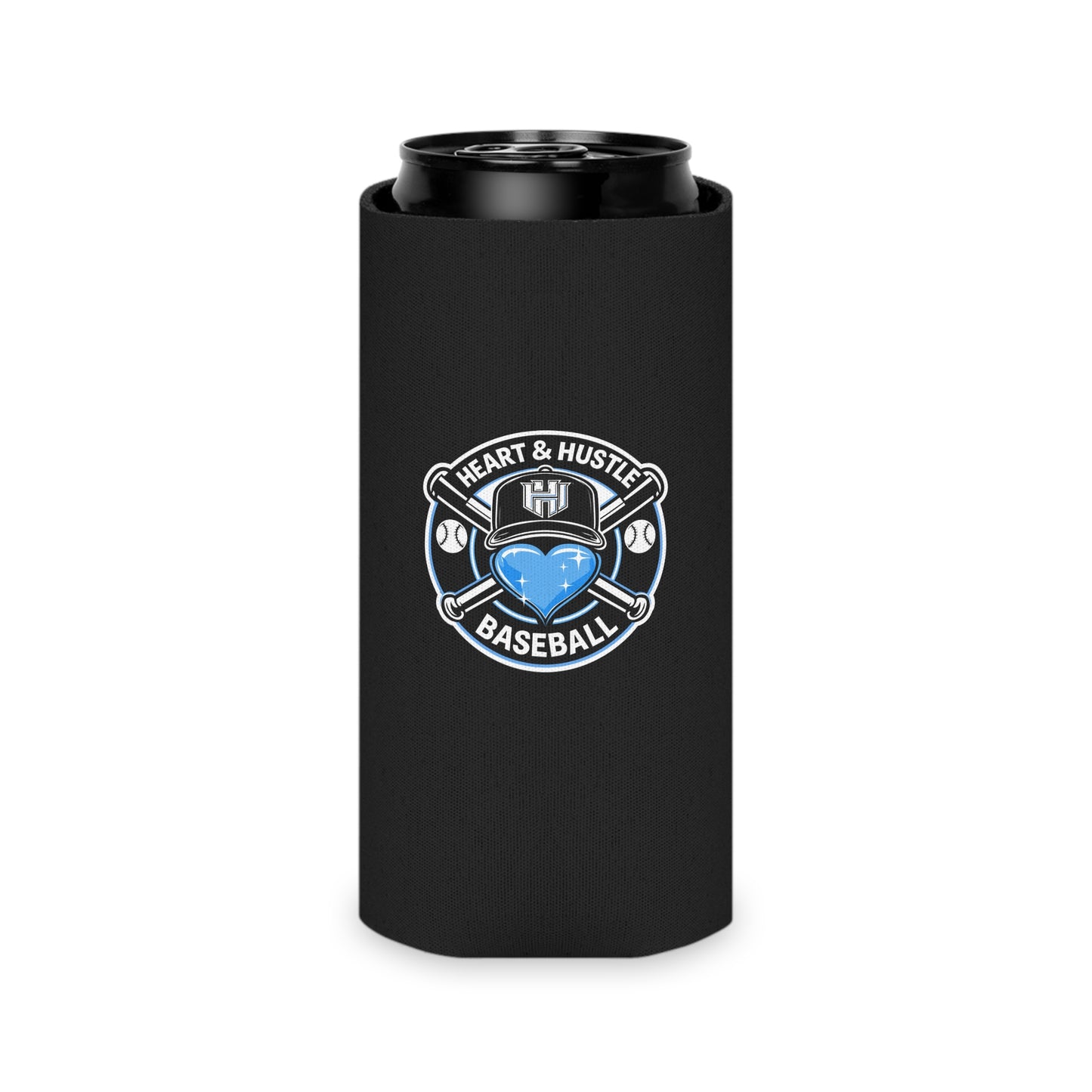 Heart and Hustle Baseball Can Cooler 3-pack