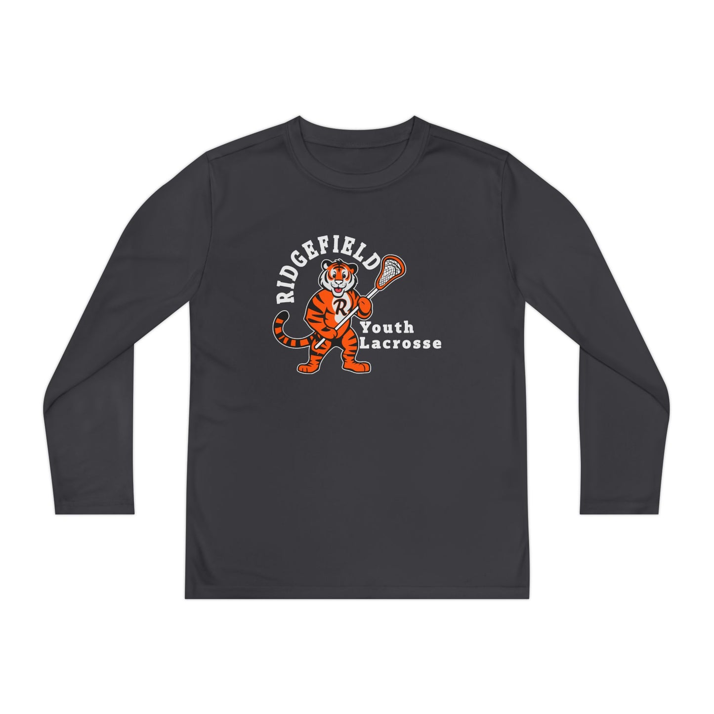 Youth Ridgefield Lacrosse Sport-Tek Performance Long Sleeve Shirt