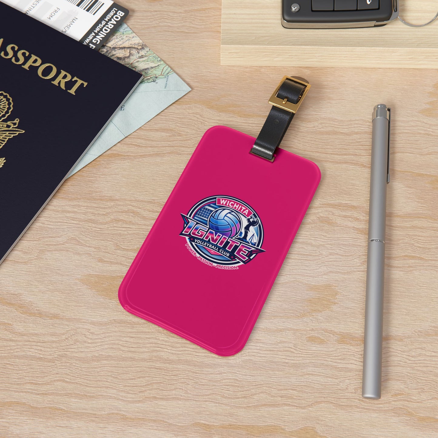 Wichita Ignite Volleyball Luggage Tag