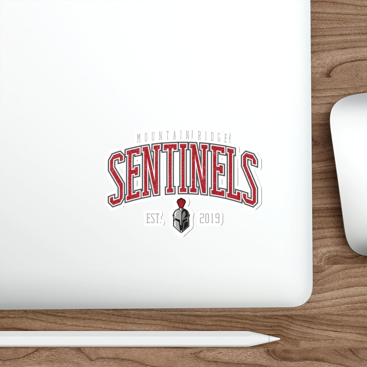 Mountain Ridge Sentinels Lacrosse Die Cut Stickers