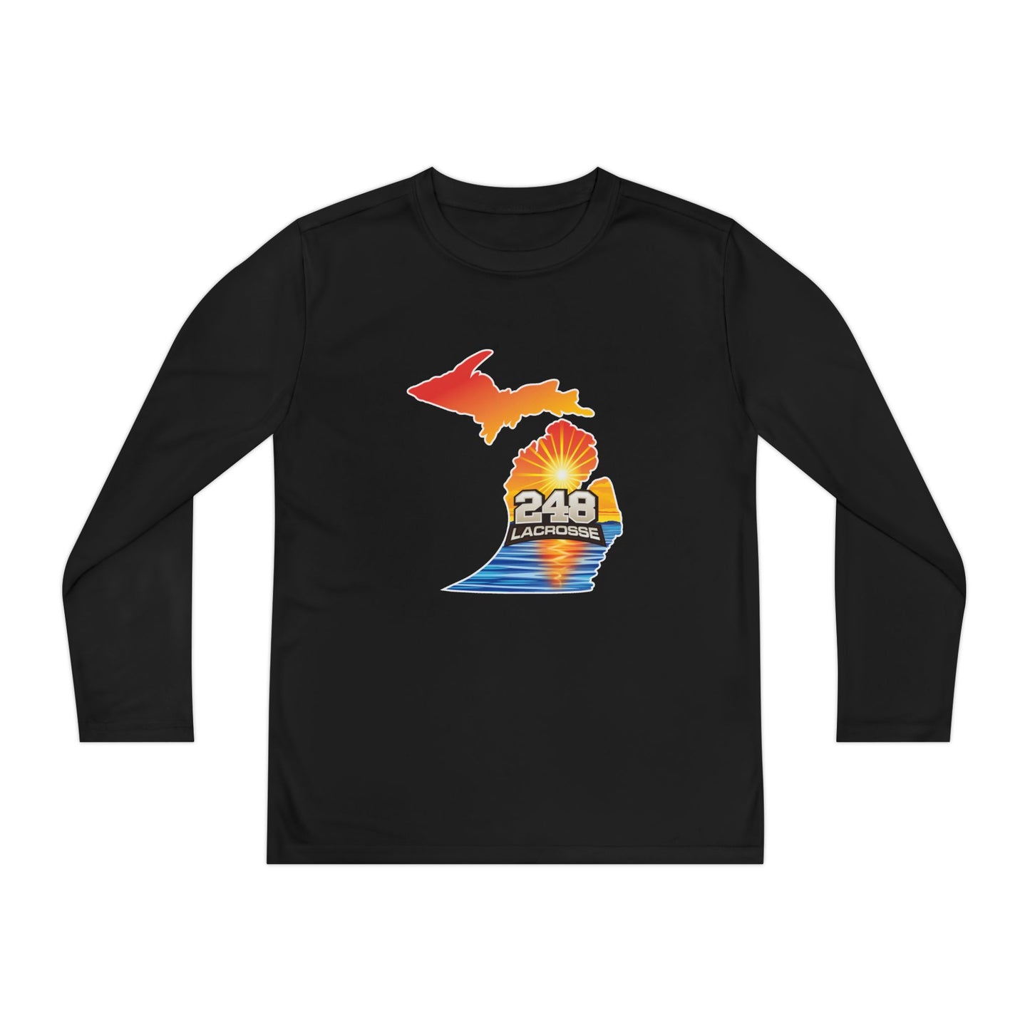 Youth 248 Lacrosse Sport-Tek Performance Long Sleeve Shirt