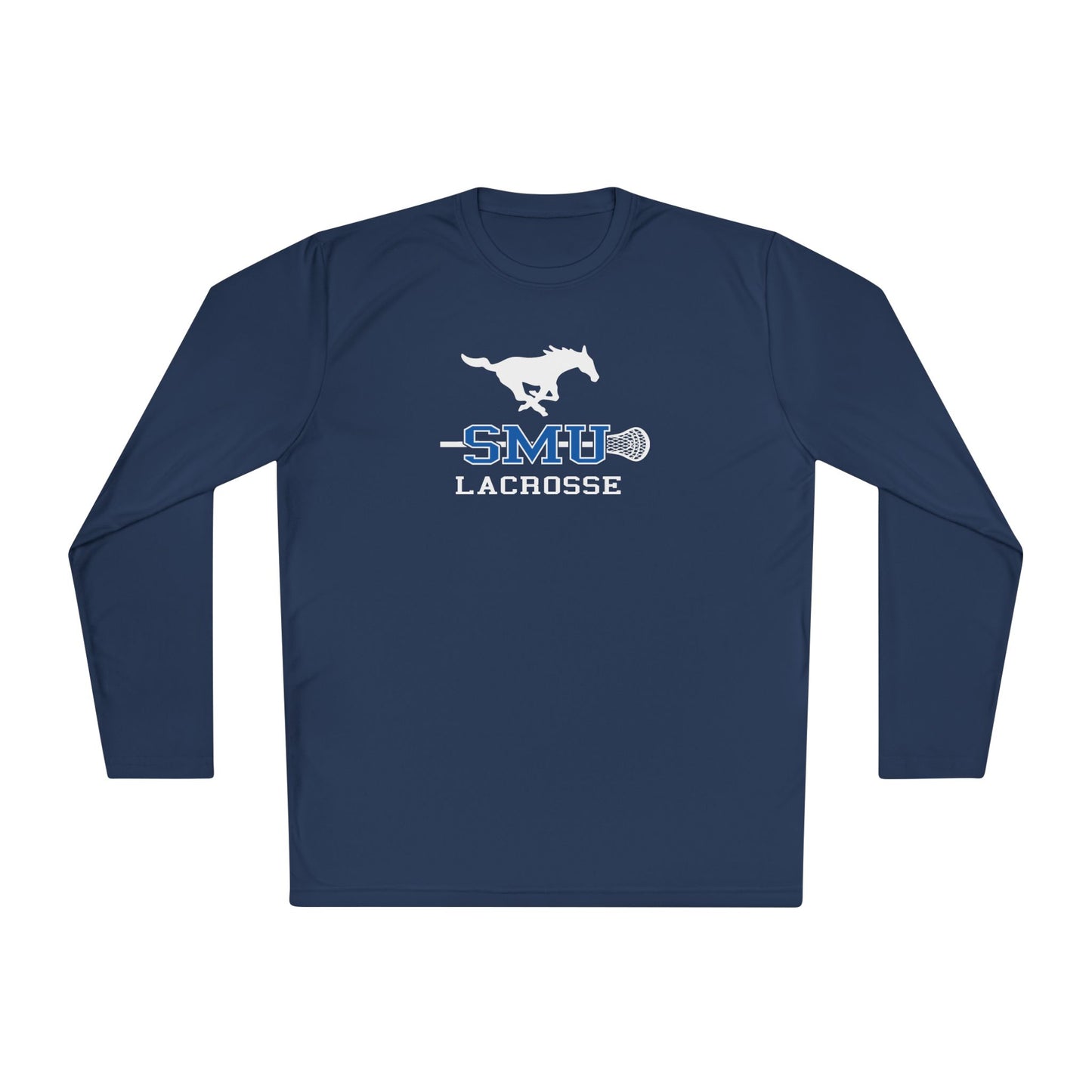 Adult SMU Lacrosse Sport-Tek Performance Long Sleeve Shirt