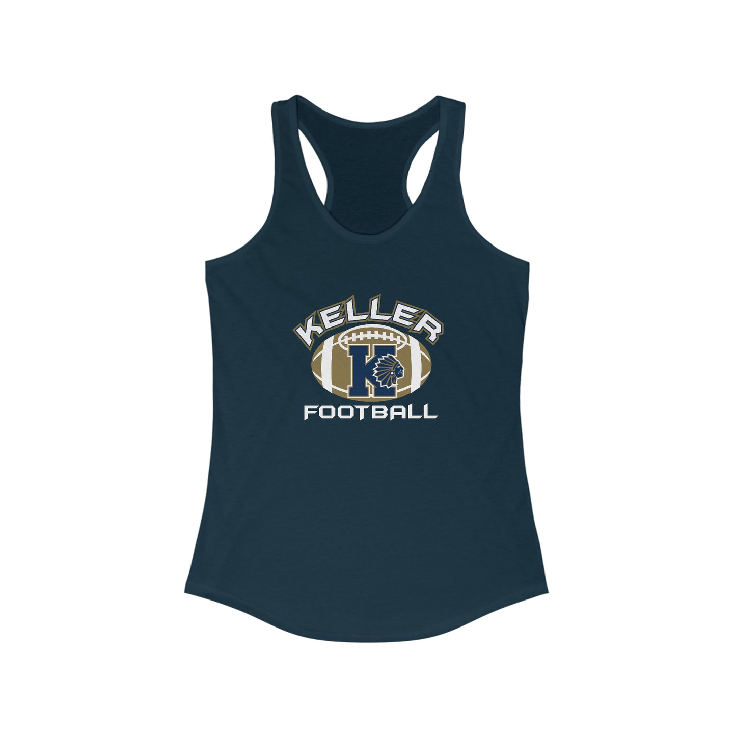 Women's Keller Football Next Level Racerback Tank