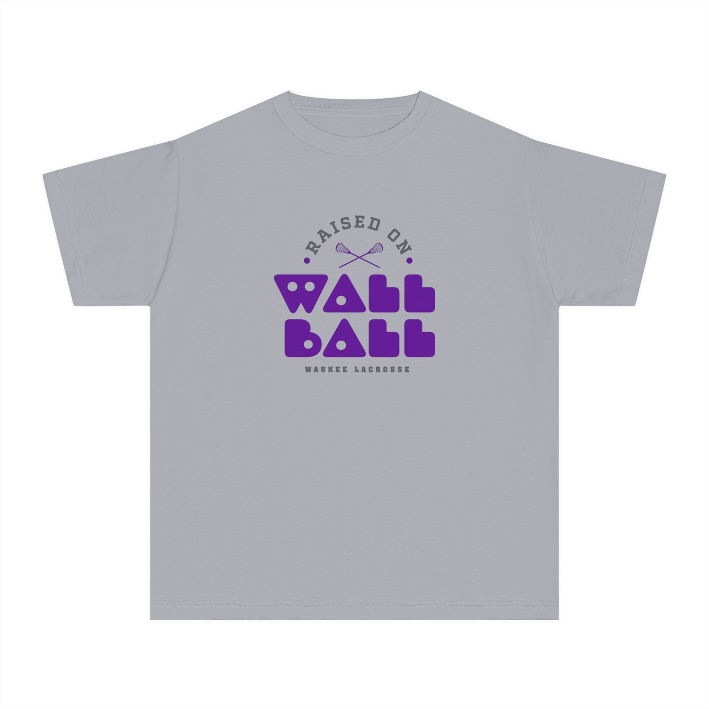 Youth Waukee Lacrosse Garment Dyed T-Shirt