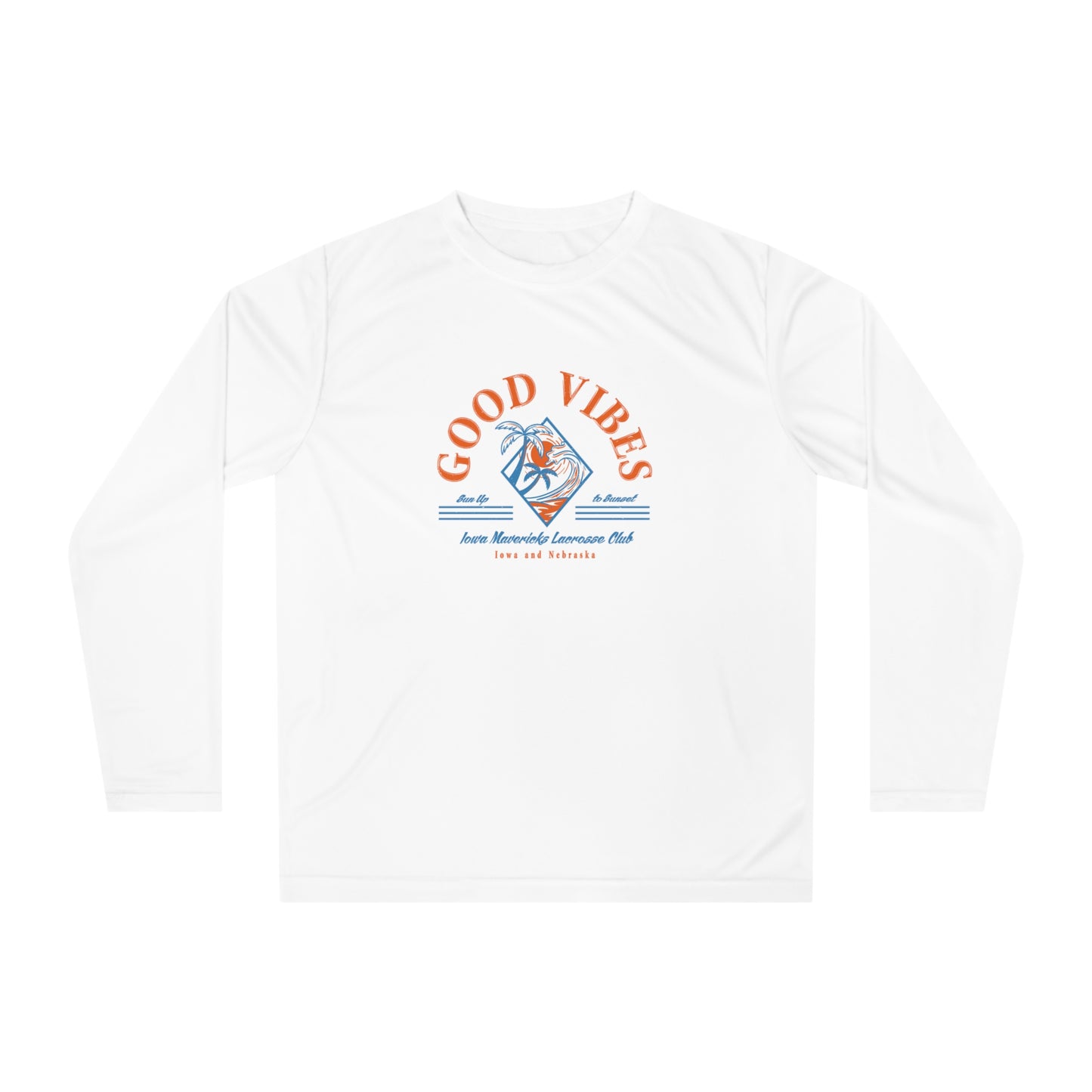 Adult Iowa Mavericks Team 365 Performance Long Sleeve Shirt