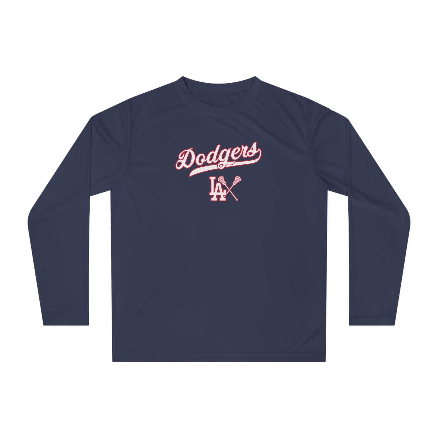 Adult Dodgers Team 365 Performance Long Sleeve