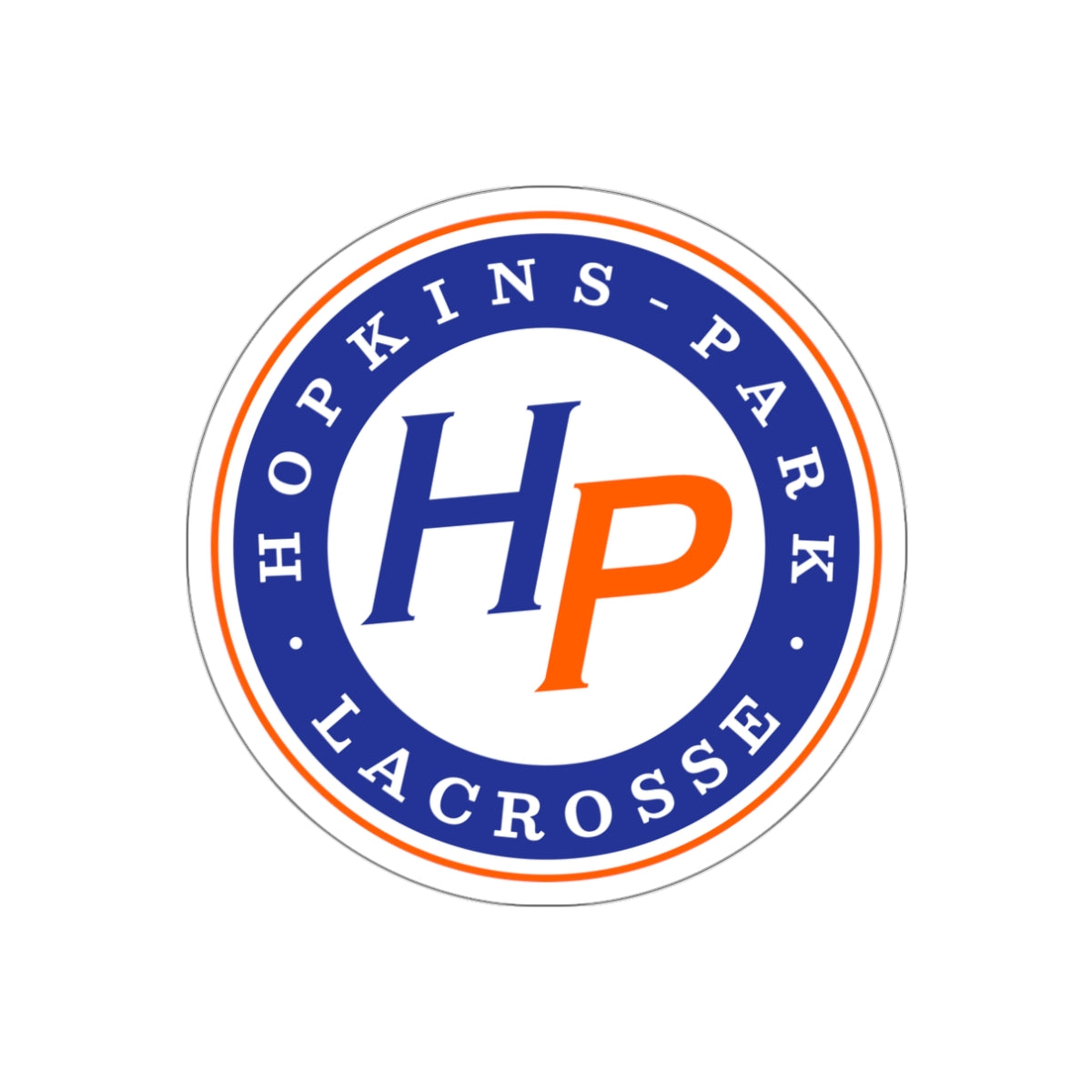 Hopkins Park Lacrosse Die Cut Sticker