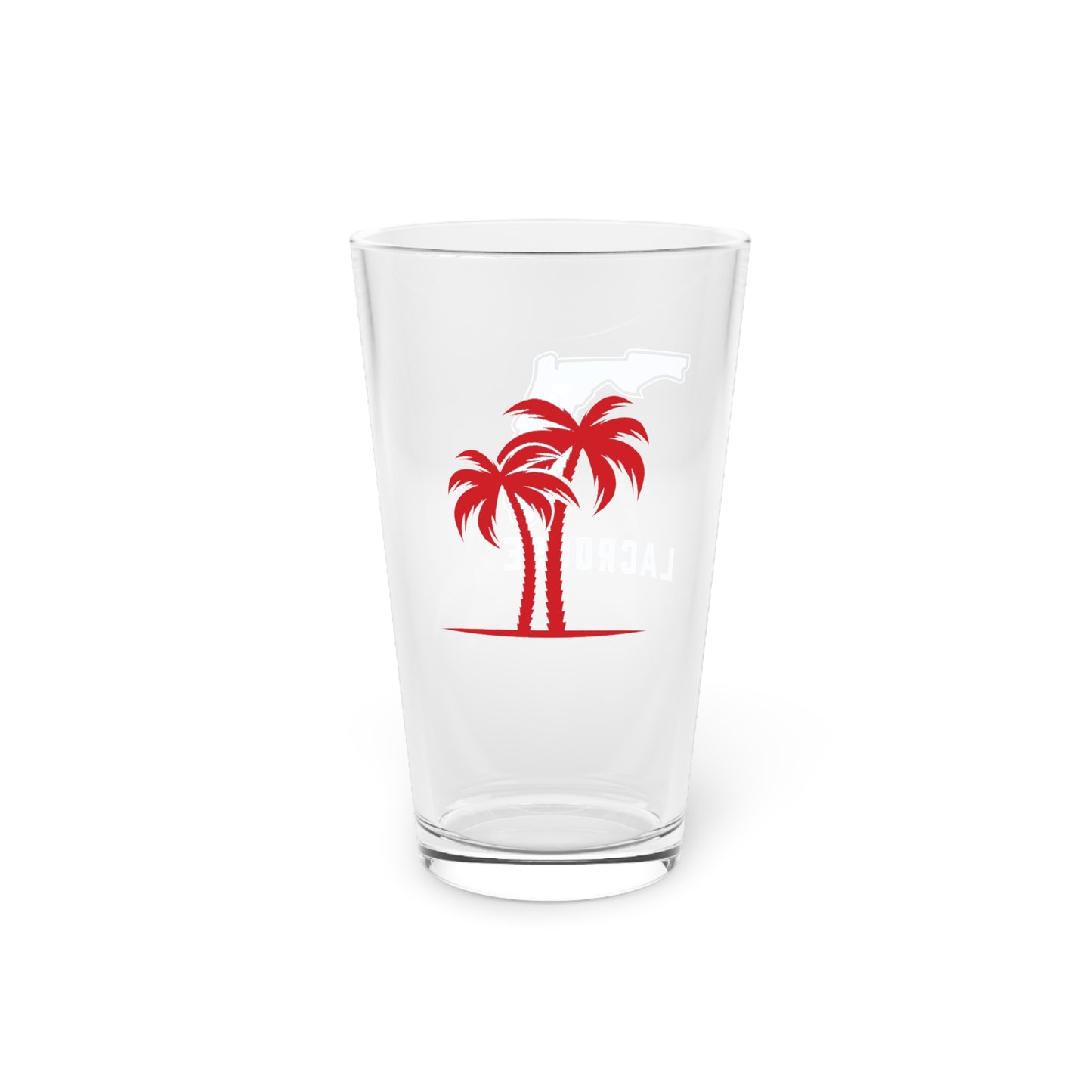 FAU Lacrosse Pint Glass