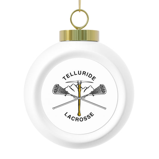 Telluride Lacrosse Christmas Ball Ornament