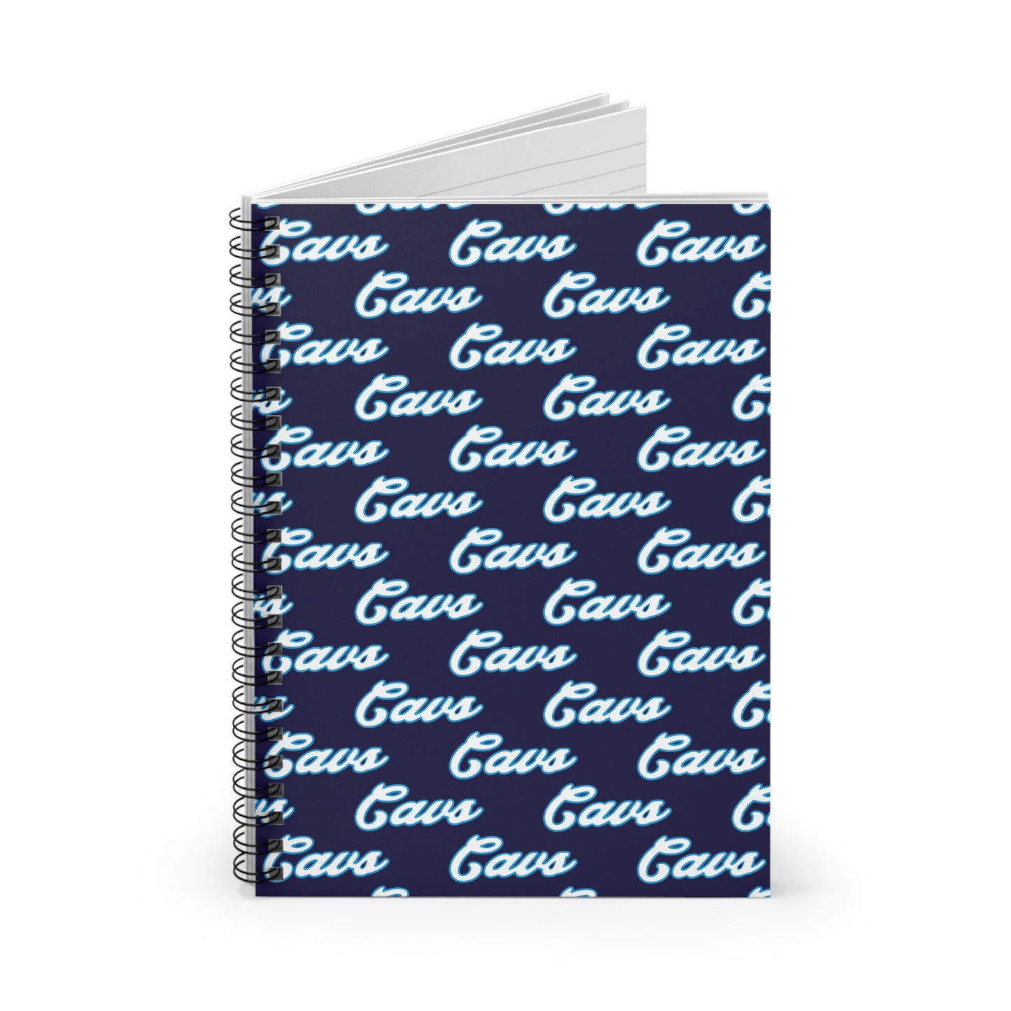 Cavaliers Lacrosse Spiral Notebook - Ruled Line