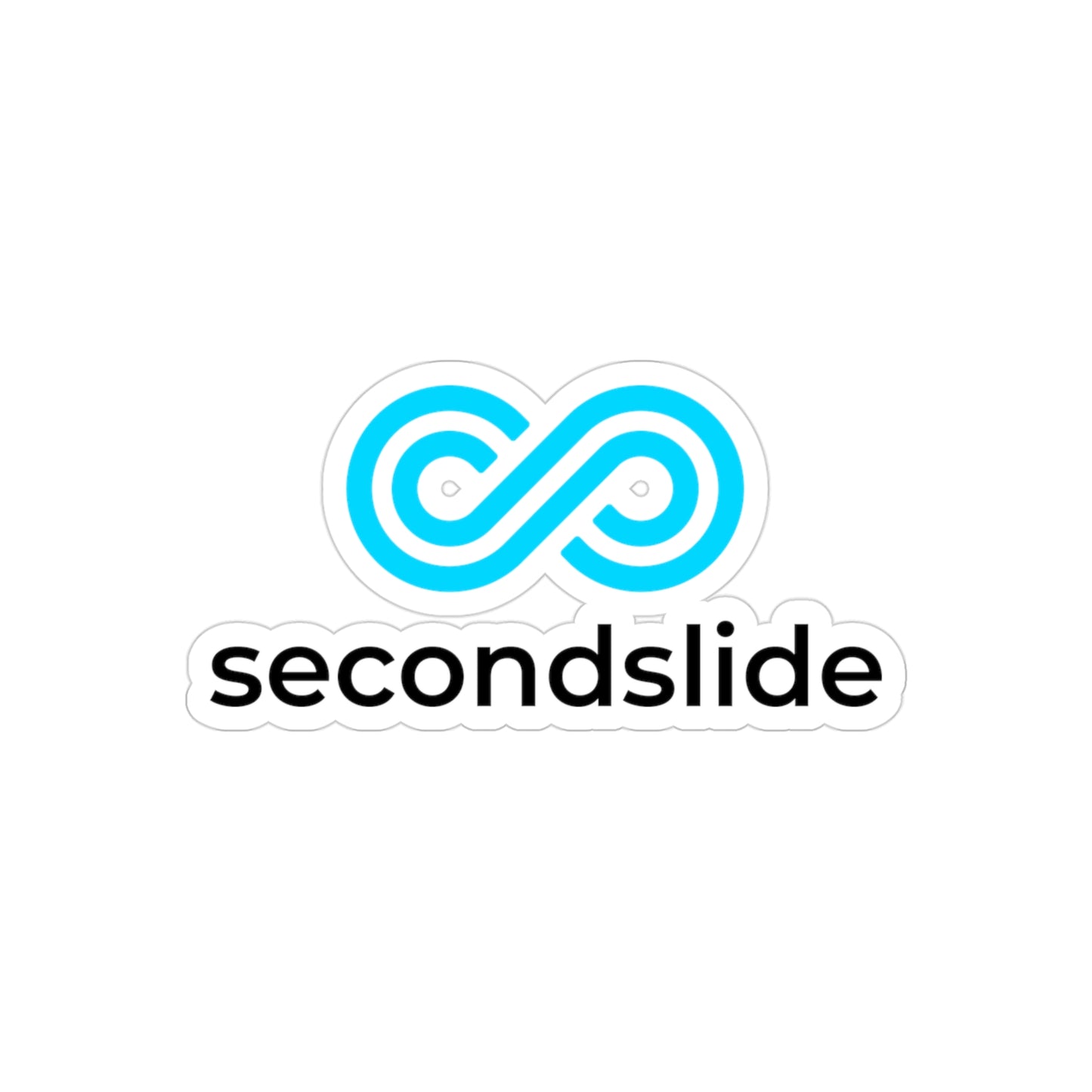 Secondslide Die-Cut Transparent Outdoor Stickers (3-Pack)