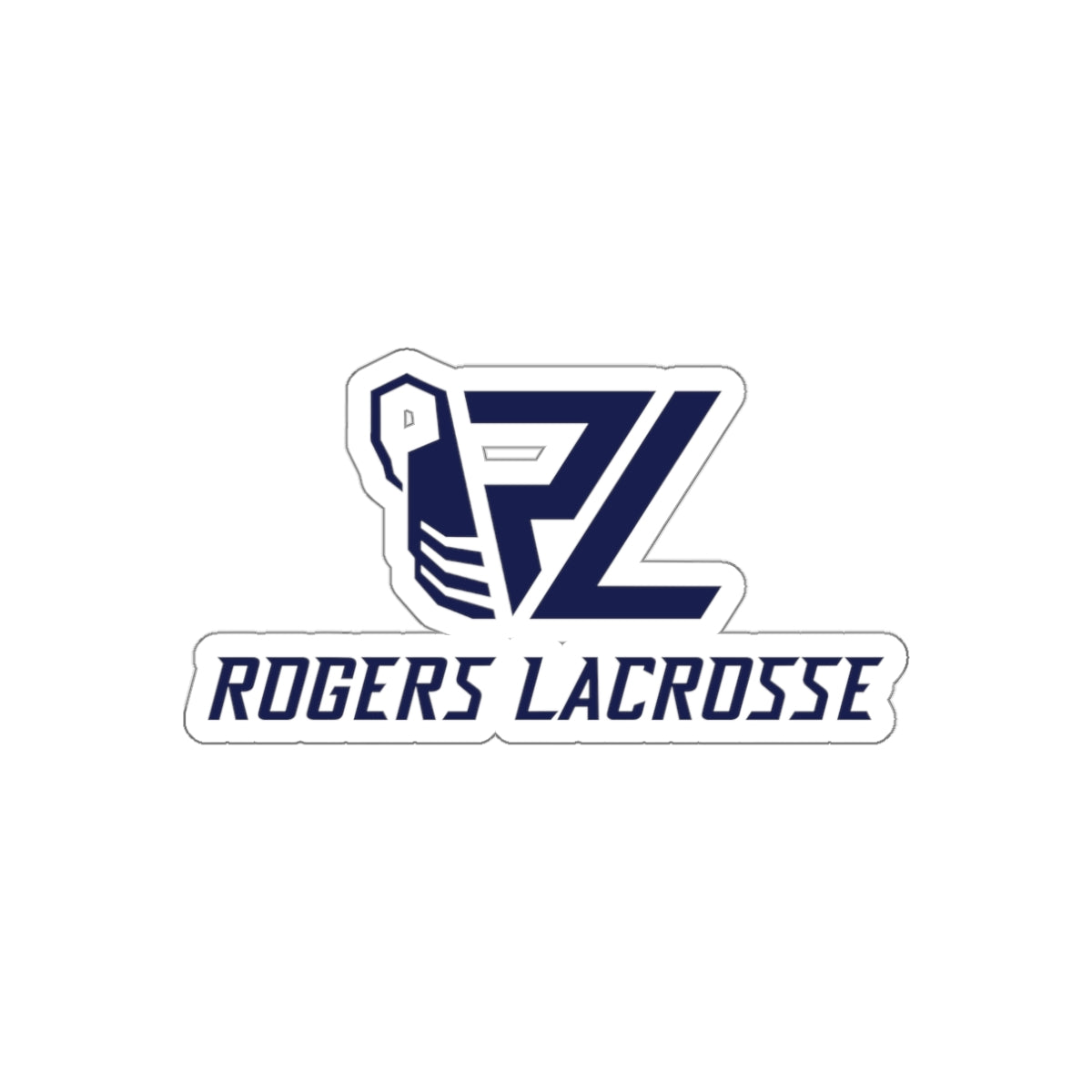 Rogers Lacrosse Die-Cut Stickers