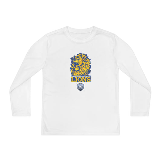 Youth Lions Sport-Tek Performance Long Sleeve Shirt