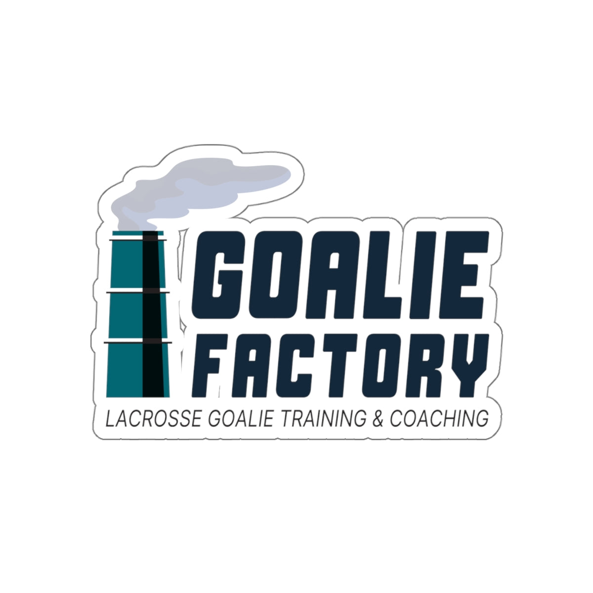 Goalie Factory Die-Cut Sticker