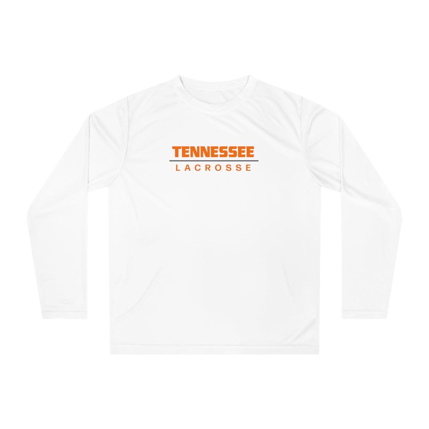 Adult Tennessee Lacrosse 365 Performance Long Sleeve Shirt