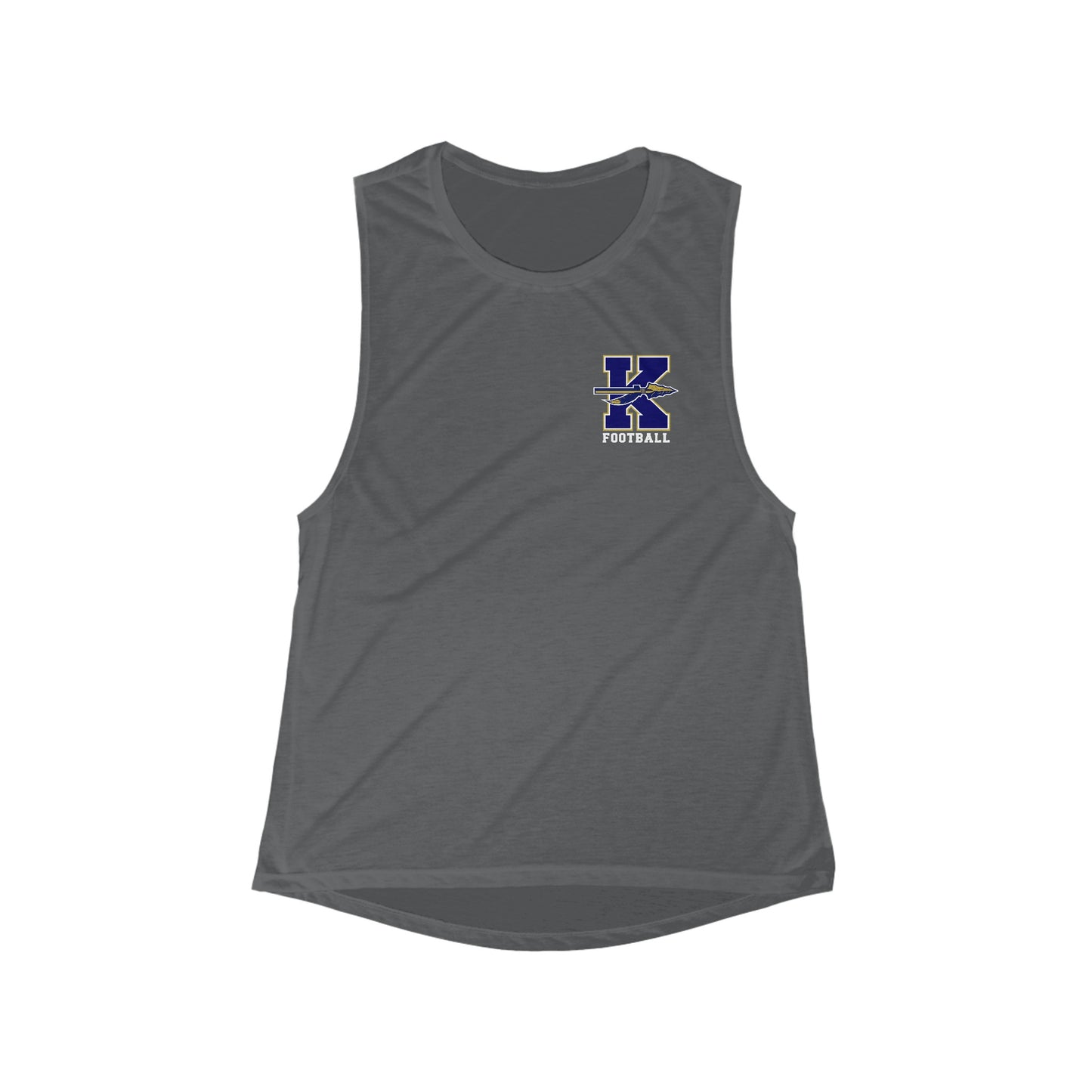 Women's Keller Football Flowy Scoop Muscle Tank