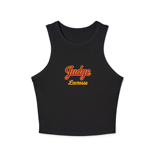 Women's Judge Lax Micro Rib Racer Tank Top