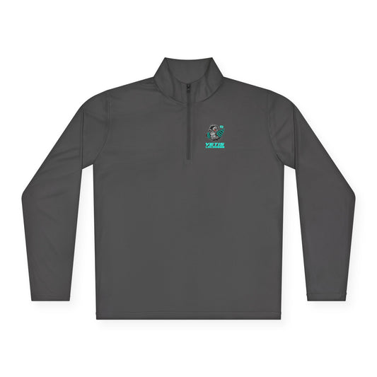 Adult Slaughter County Yetis Lacrosse Sport-Tek Quarter-Zip Pullover