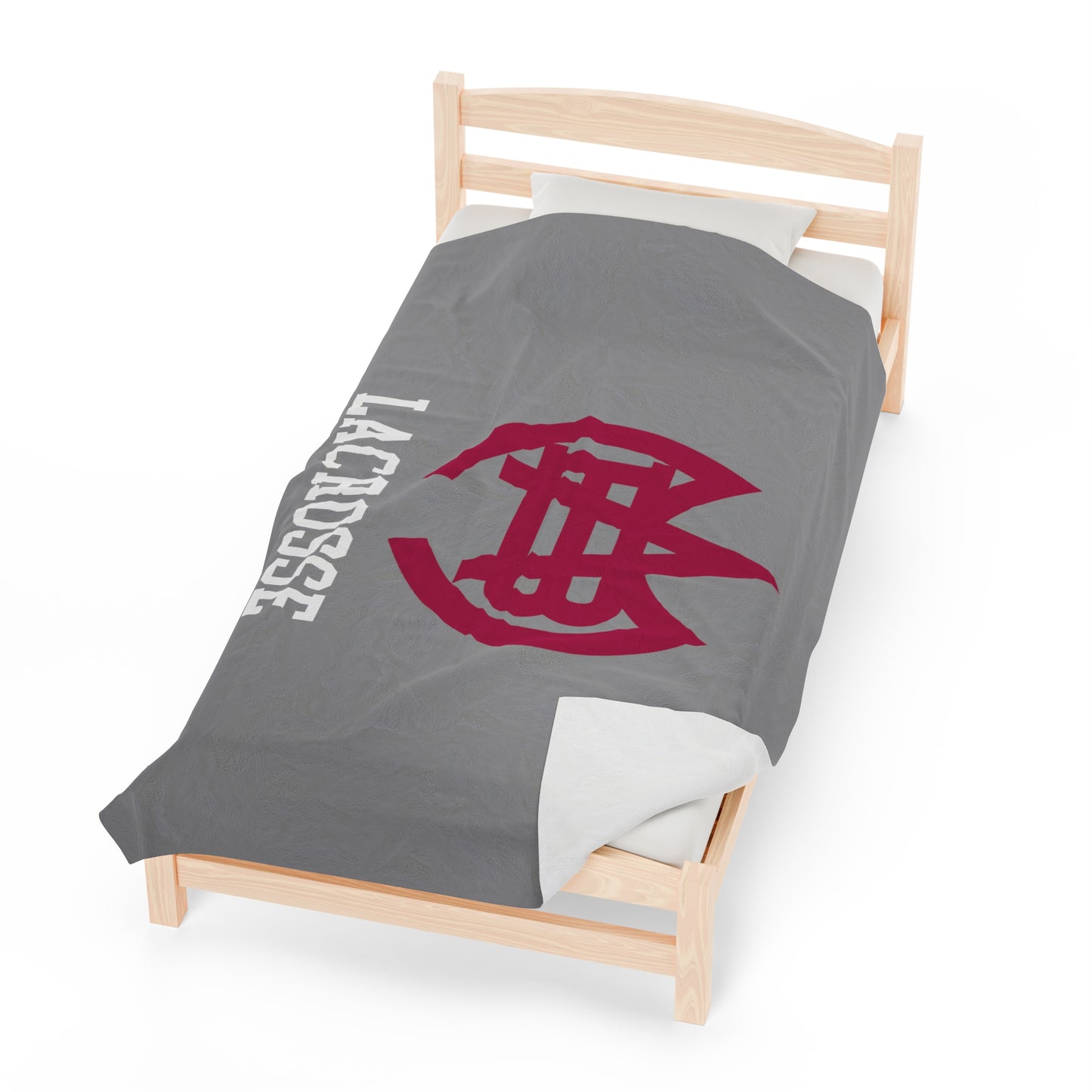 MBA Lacrosse Velveteen Plush Blanket (60" x 80")