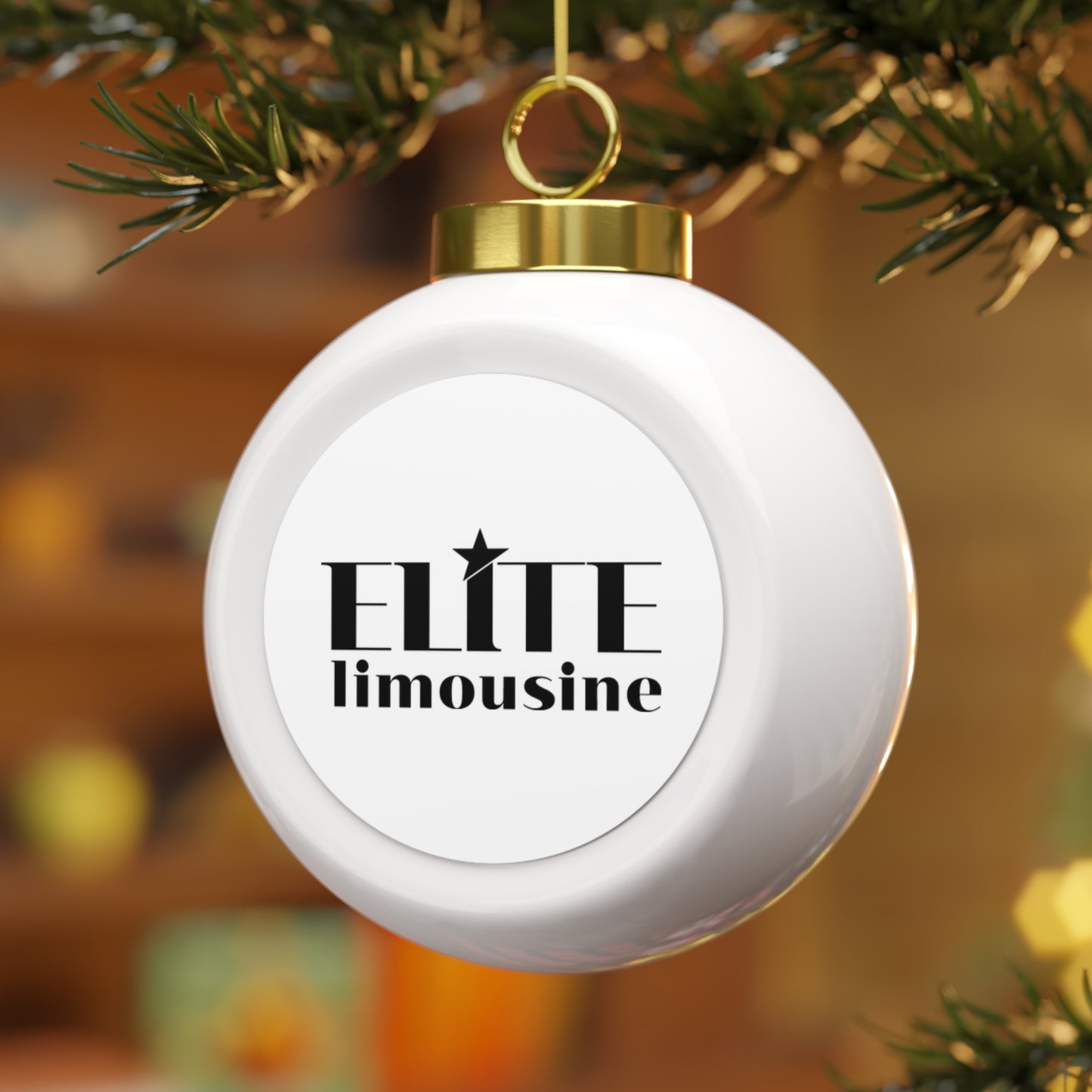 Elite Limo Christmas Ball Ornament