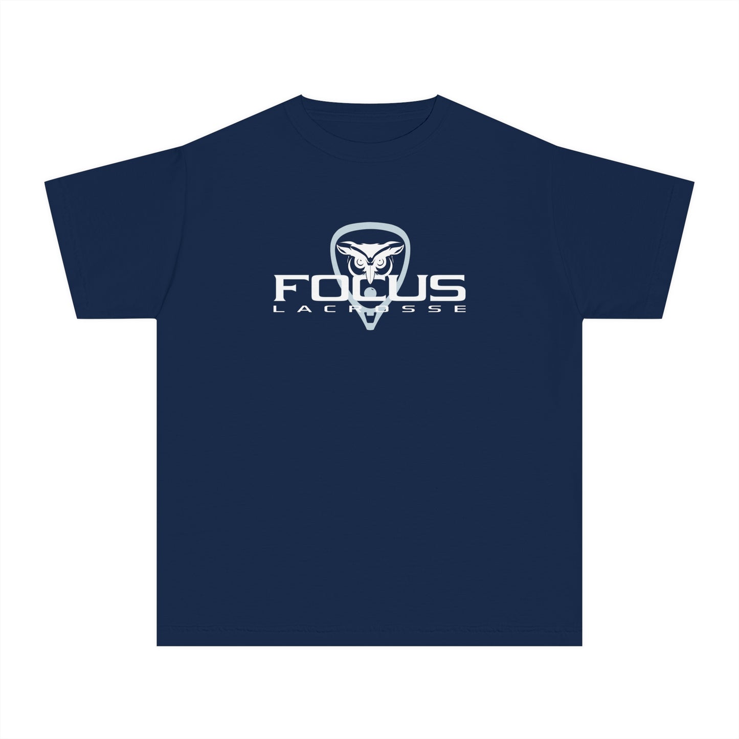 Youth Focus Lacrosse Comfort Colors Garment-Dyed T-Shirt