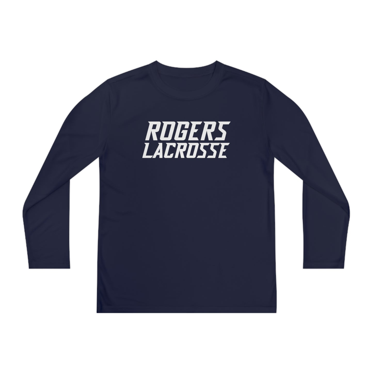 Youth Rogers Lacrosse Sport-Tek Performance Long Sleeve