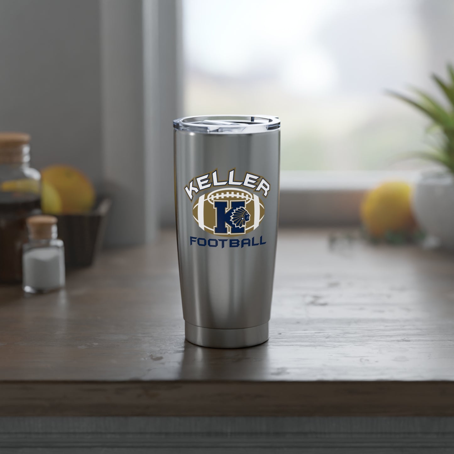Keller Football Insulated Tumbler (20oz)