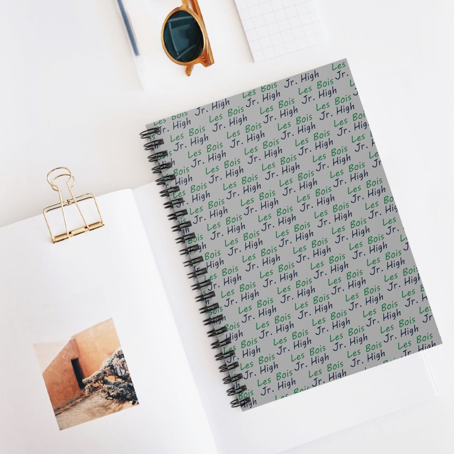 LBJH Spiral Notebook - Ruled Line (8" x 6")