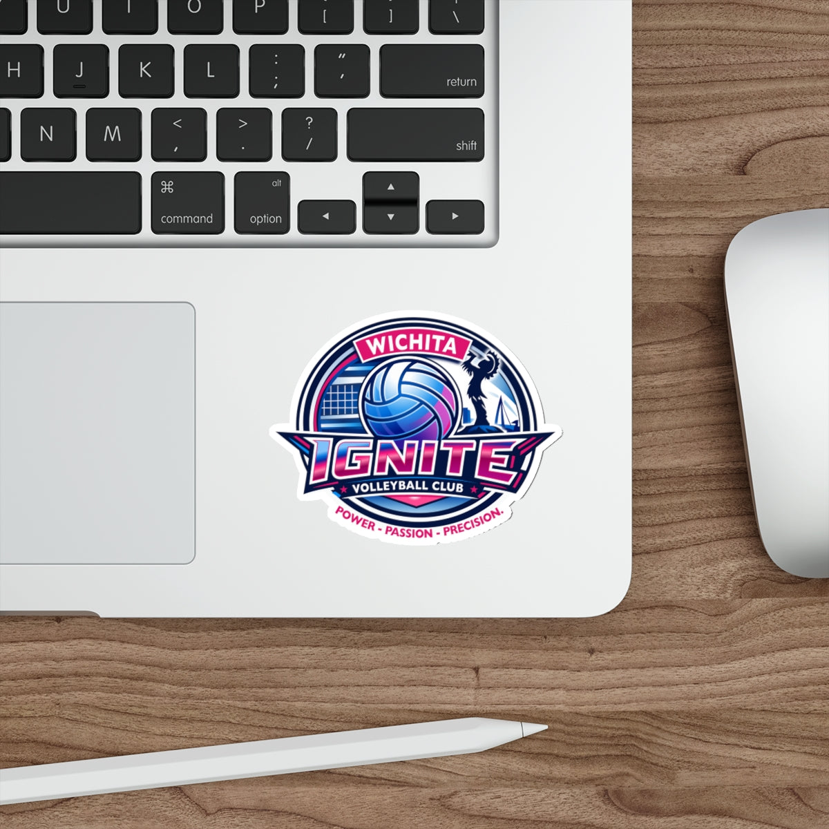 Wichita Ignite Volleyball Die-Cut Sticker