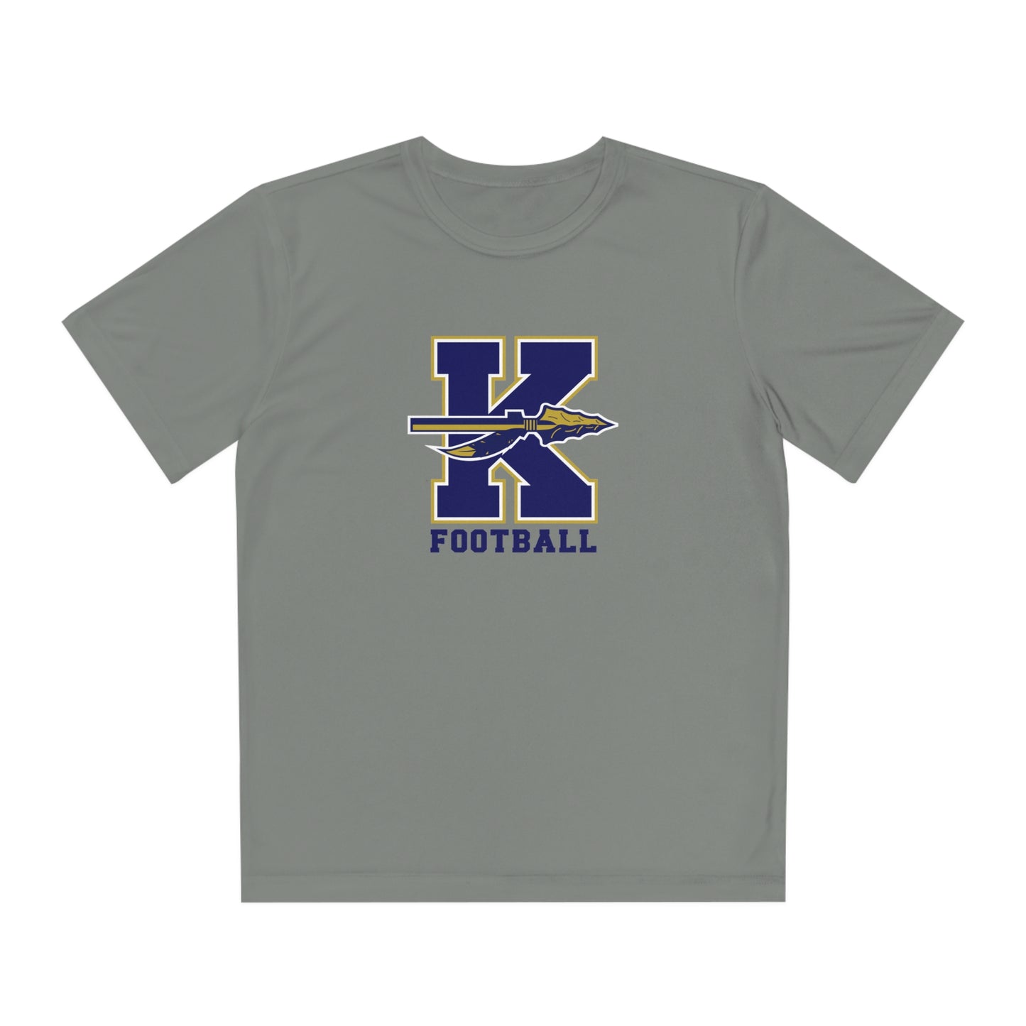Youth Keller Football Sport-Tek Performance T-Shirt
