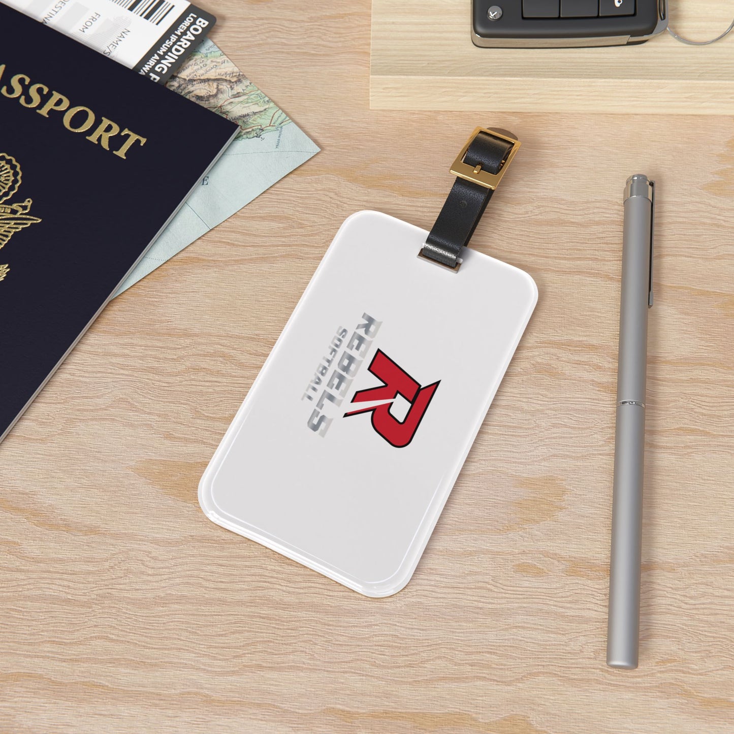 Rebels Softball Luggage Tag