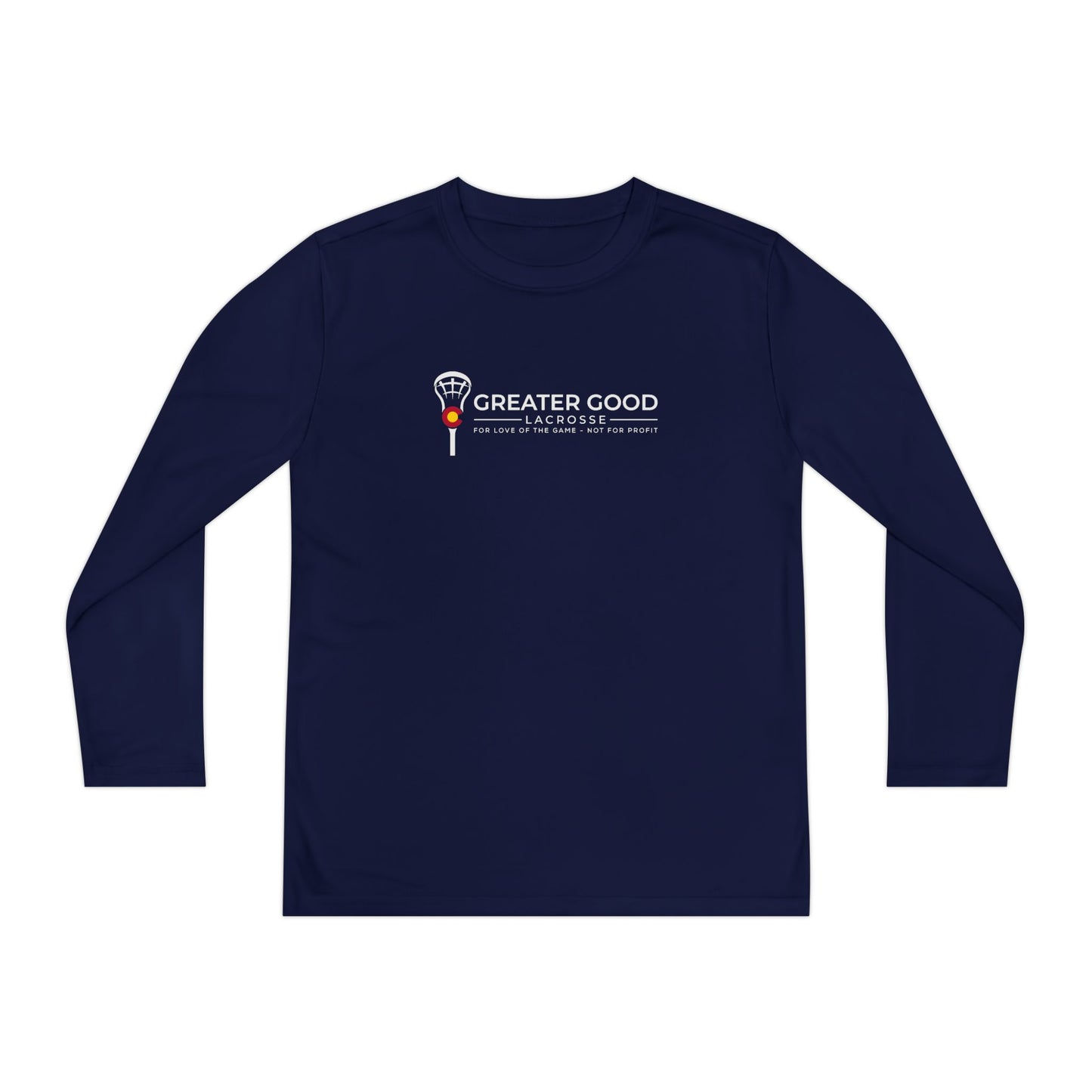 Youth Greater Good Lacrosse Sport-Tek Performance Long Sleeve Shirt