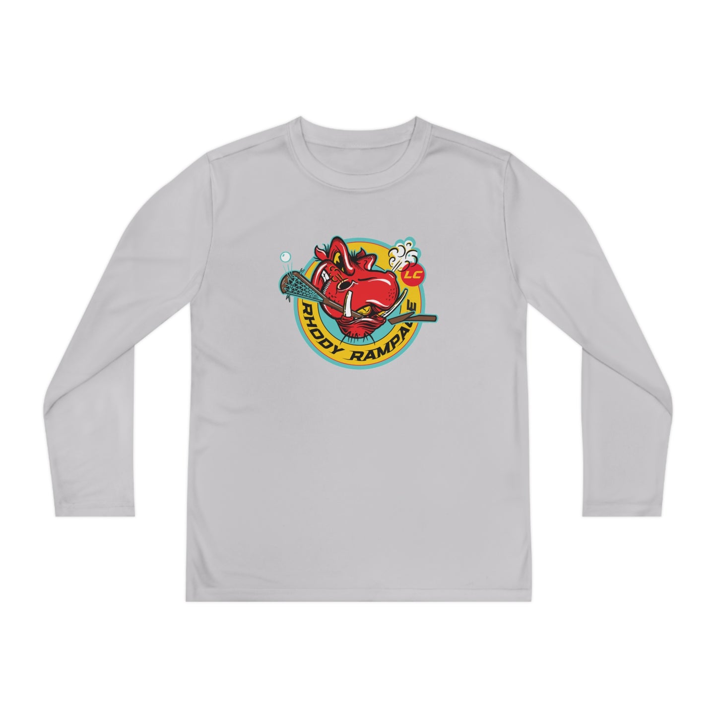 Youth RI Rampage Sport-Tek Performance Long Sleeve Shirt